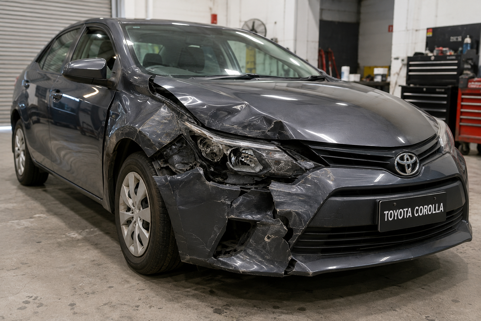 Toyota Corolla Collision Repair before repair