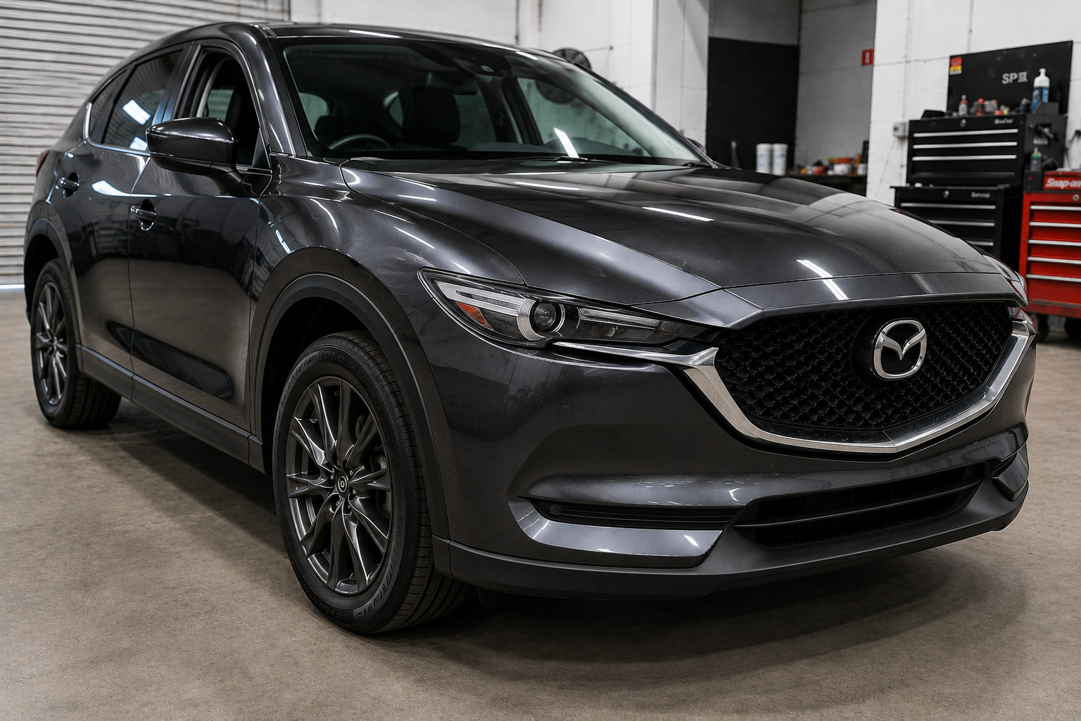 Mazda CX-5 Rear body Damage Repair after repair