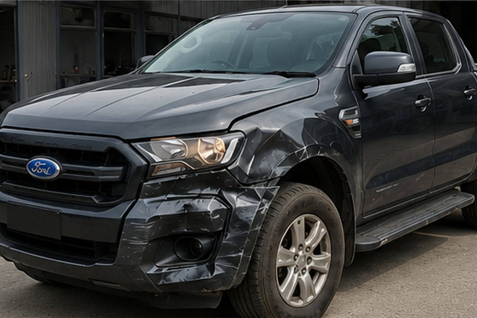 Ford Ranger before repair